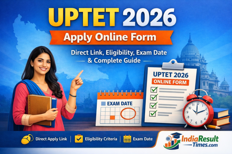 UPTET 2026 ONLINE FORM