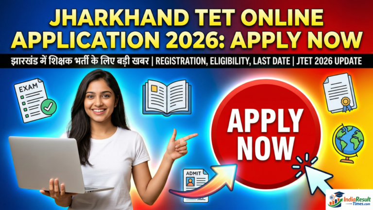 Jharkhand TET Online Application Form