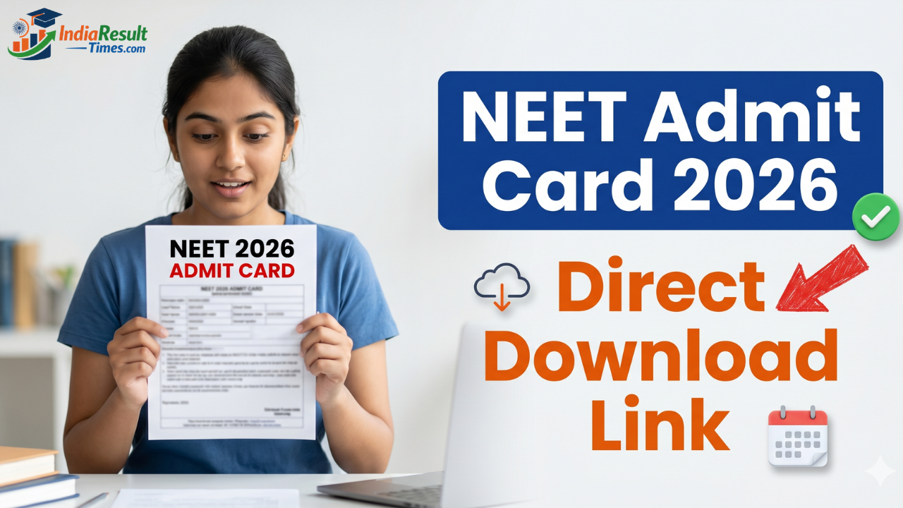 NTA NEET UG Admit Card 2026 