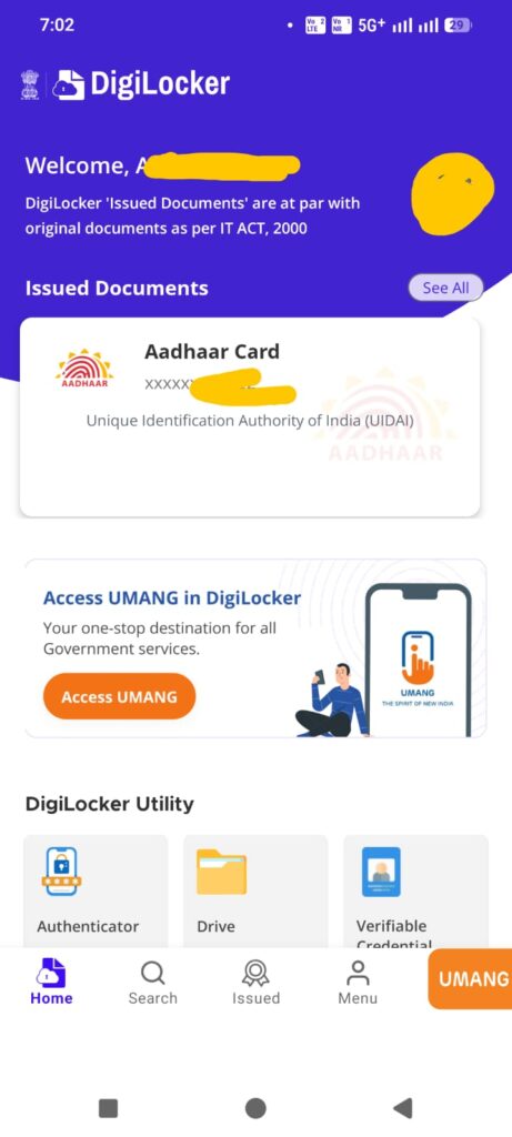 DigiLocker Dashboard